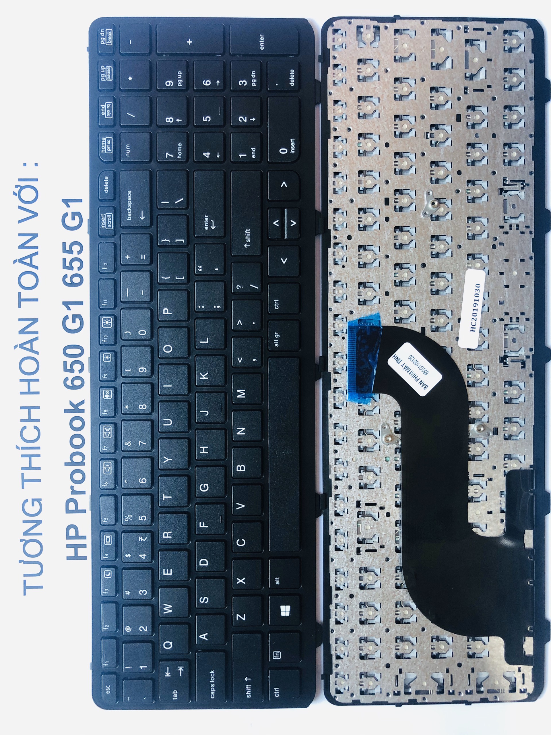 [HCM]Bàn Phím cho Laptop HP  ProBook 650 G1 655 G1 Hàng Mới 100% Bảo Hành 12 Tháng Toàn Quốc