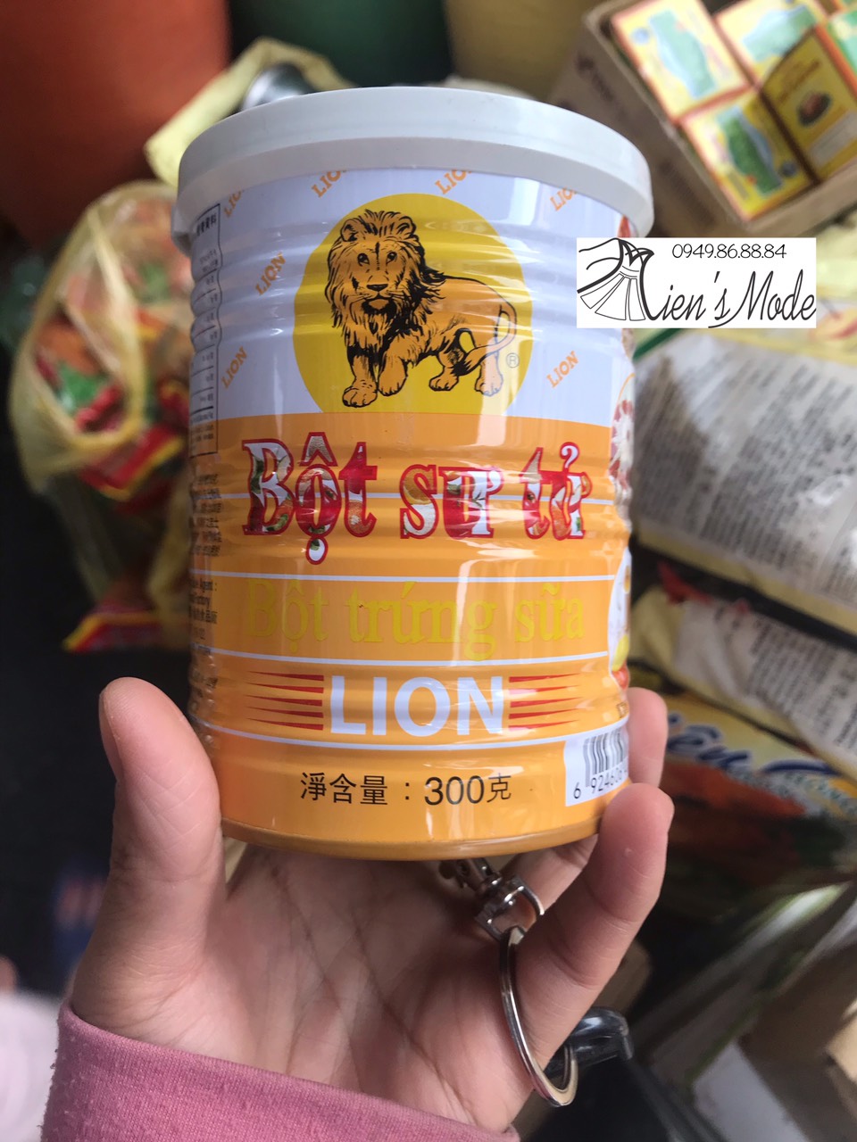 300gr Bột sư tử sữa trứng LION