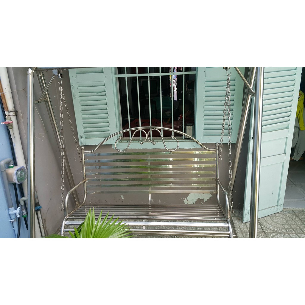 Ghế Xích đu Inox tháo ráp, new 100%.