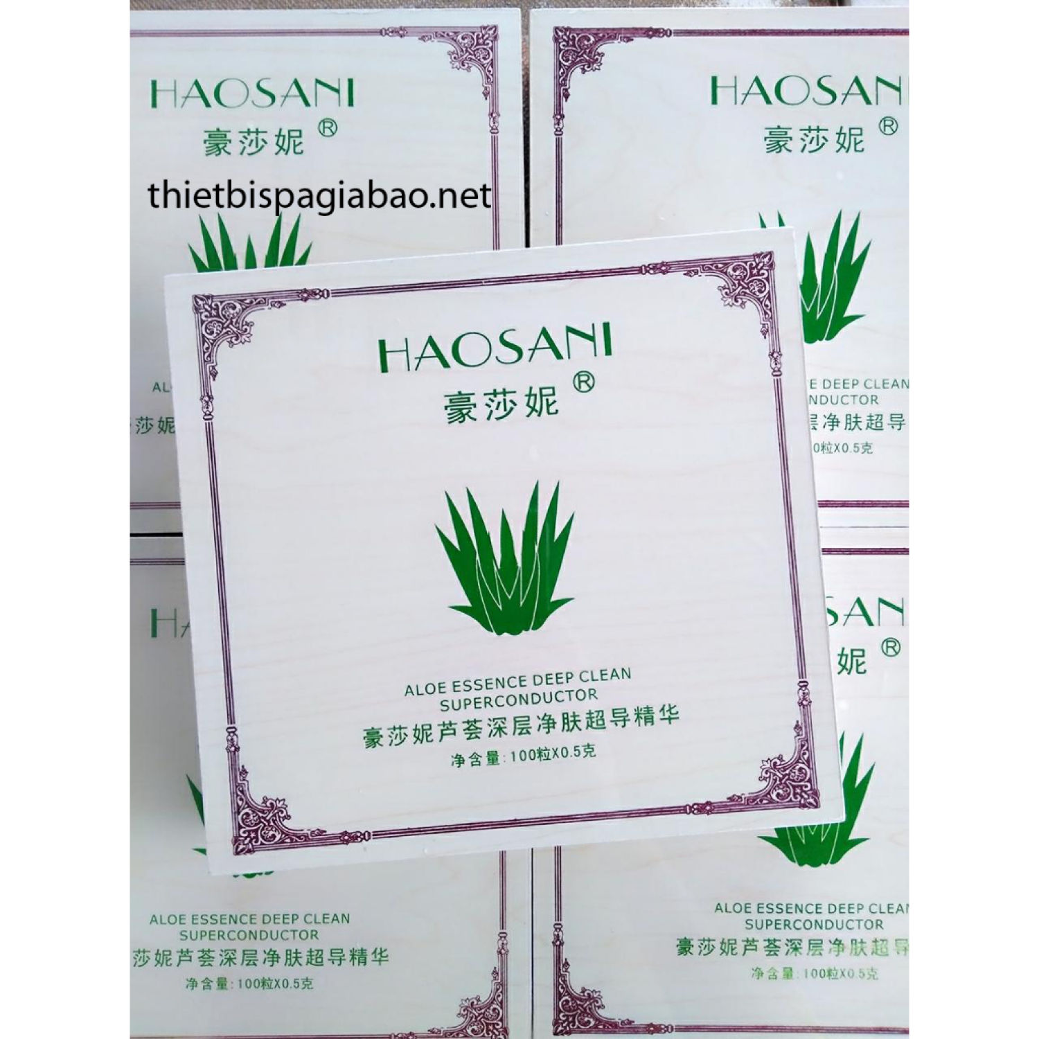 Hộp 2 vỉ 100 viên thải chì Haosani