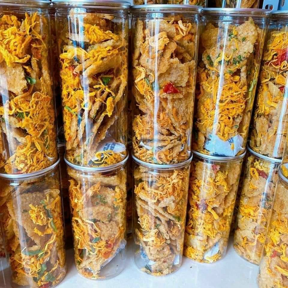 Cơm Cháy Mắm Hành Lắc Khô Gà