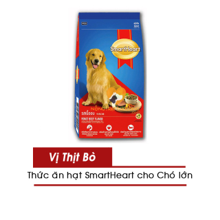 Thức Ăn Cho Chó Lớn SmartHeart Adult Roast Beef Flavor Gói 1.5KG & 3KG thumbnail