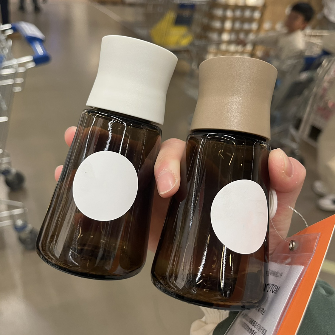 Bộ 2 lọ đựng tiêu đường muối Halvtom IKEA