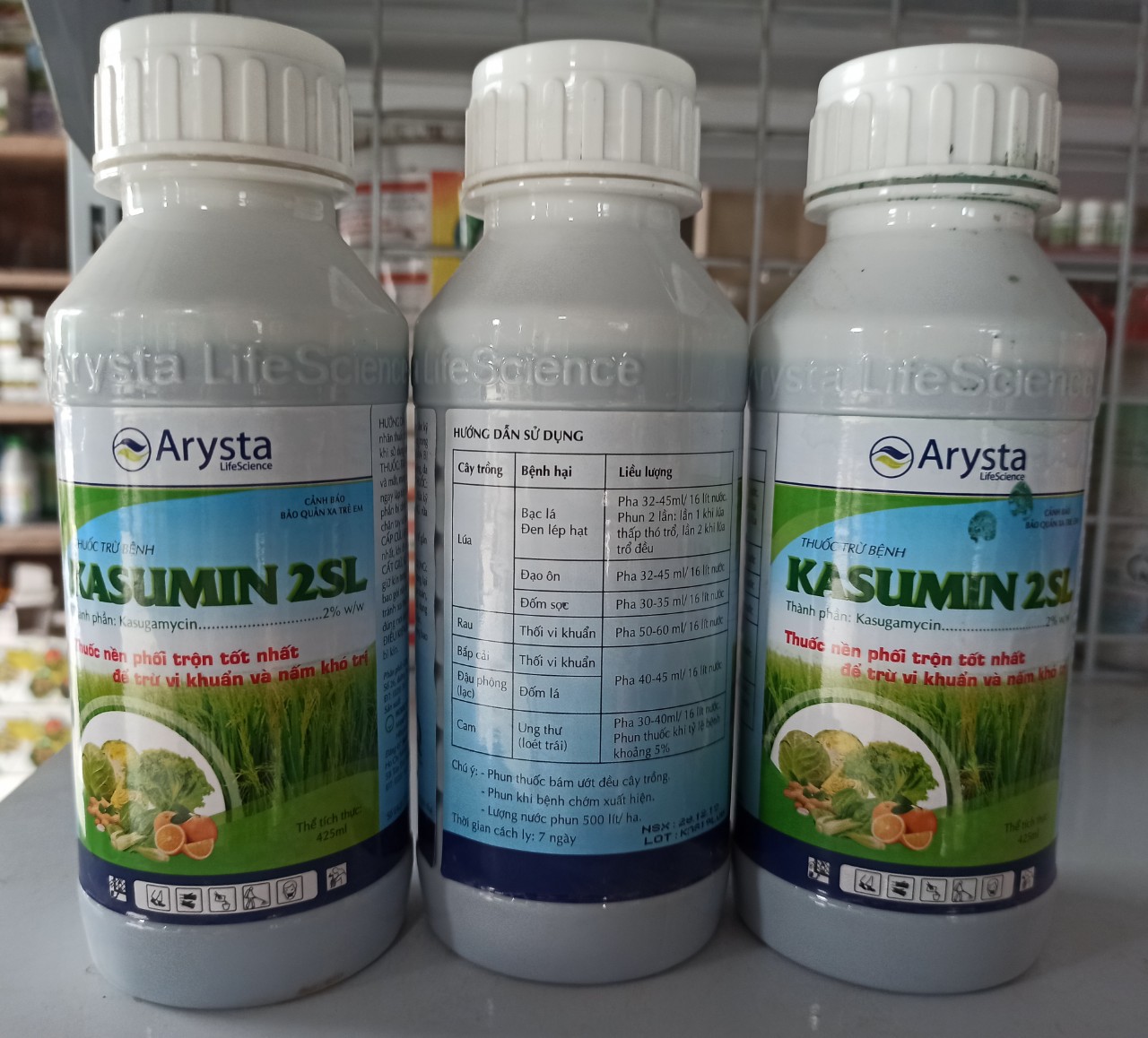 Thuốc trừ nấm vi khuẩn KASUMIN - Chai 425ml
