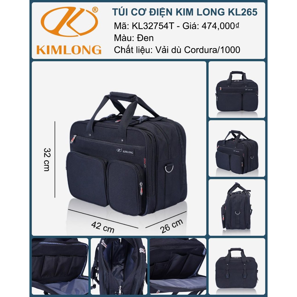 [HCM]Túi Cơ Điện Kim Long KL265