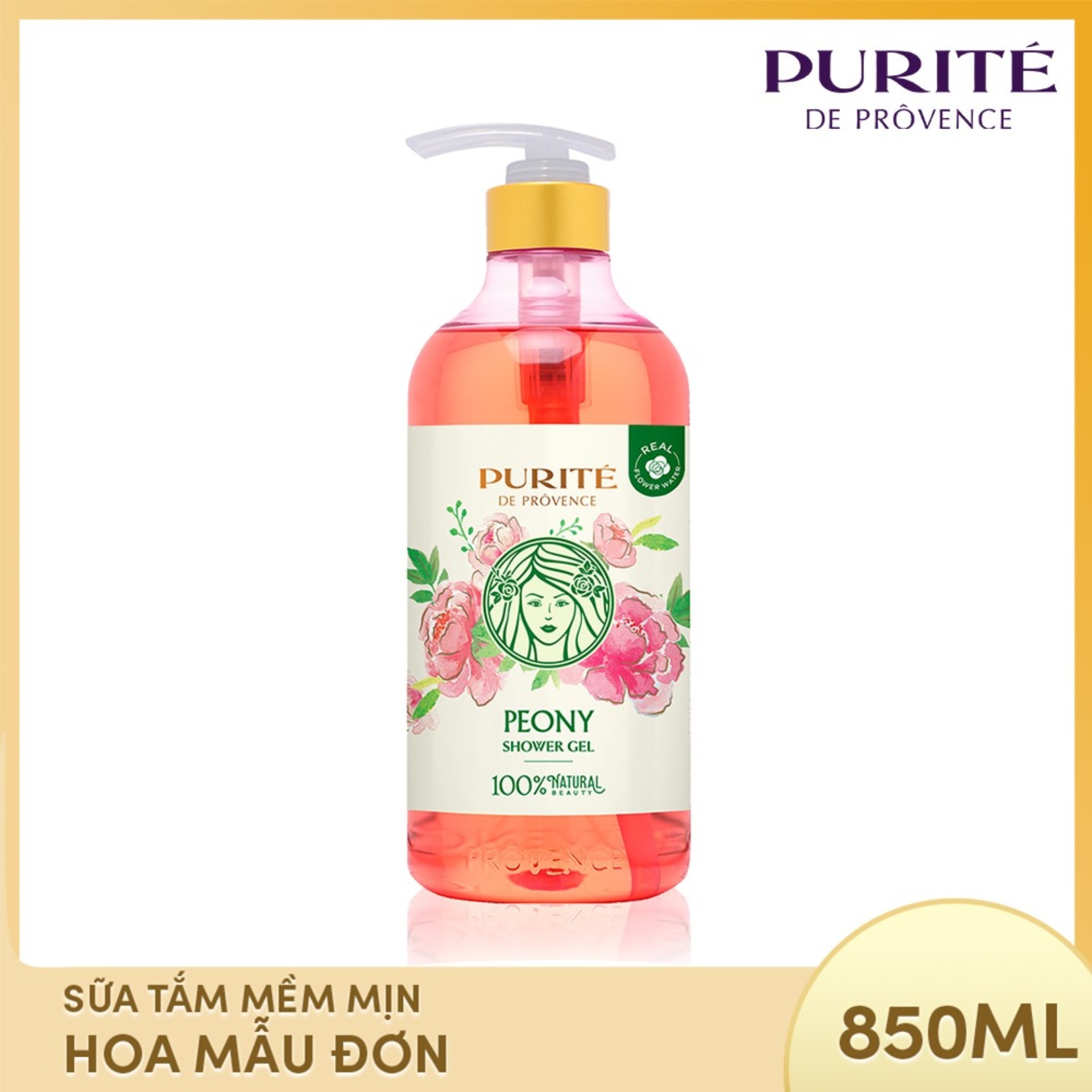 Sữa Tắm Mềm Mịn Purité 850ml