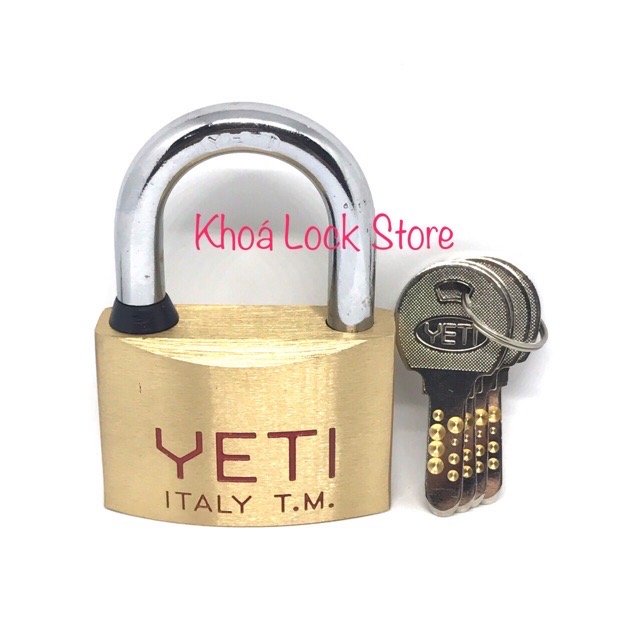 Ổ Khoá 6 phân YETI chìa khoá vi tính 2 mặt