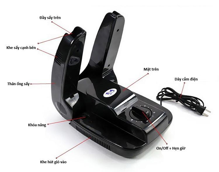 Máy sấy khô và khử mùi giày cao cấp - 2403