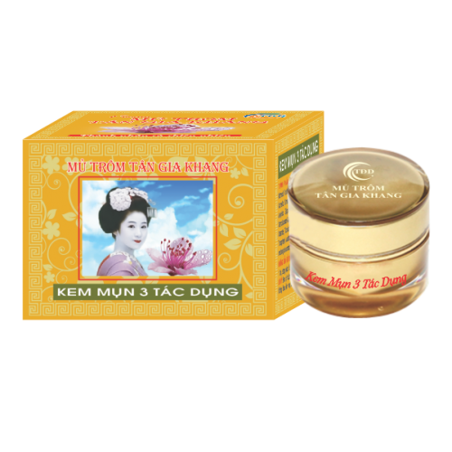 Kem mụn 3 tác dụng-mủ trôm tân gia khang 6g