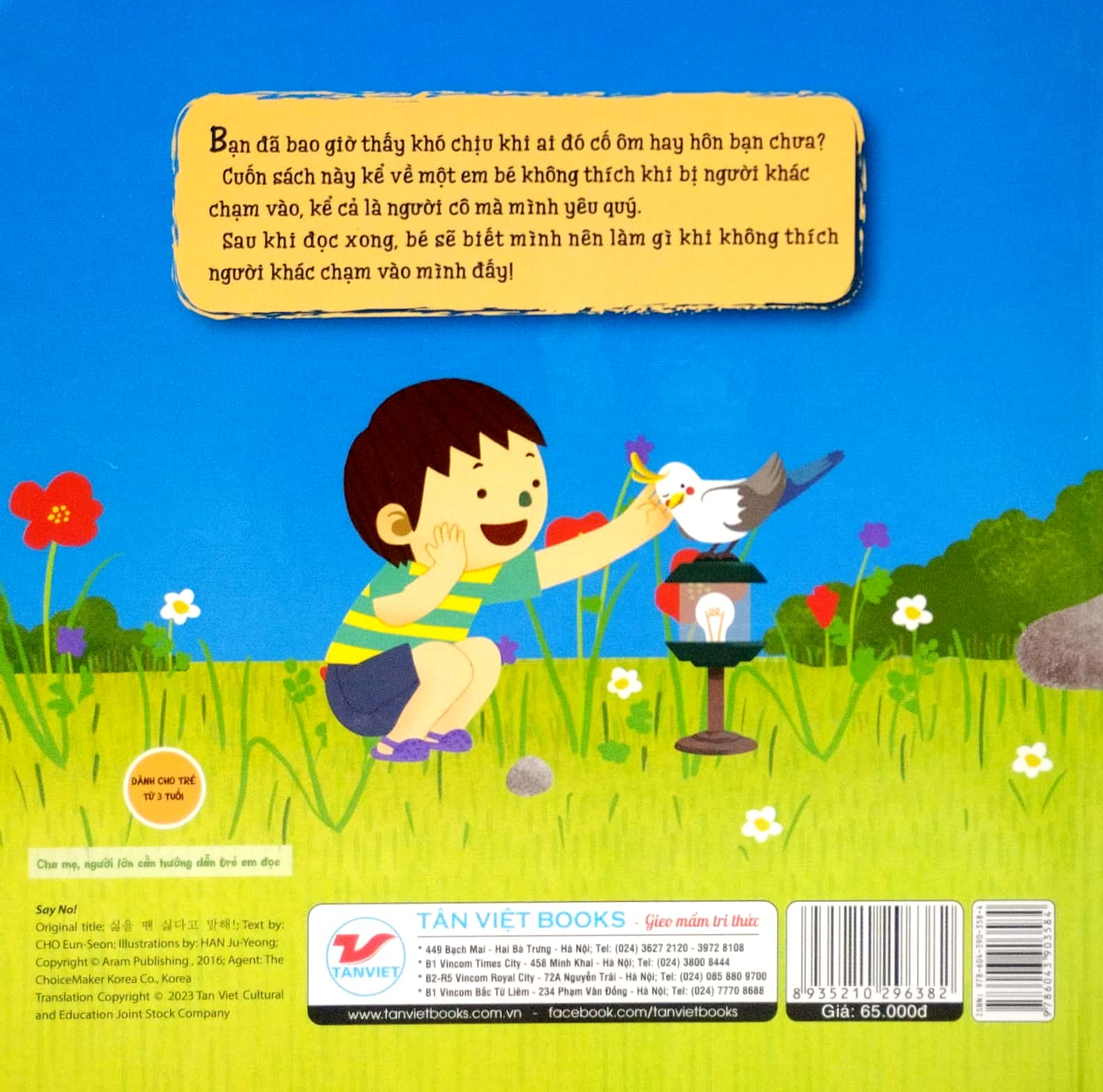 Fahasa - Giáo Dục Giới Tính - Nói "Không" (Bìa Cứng)