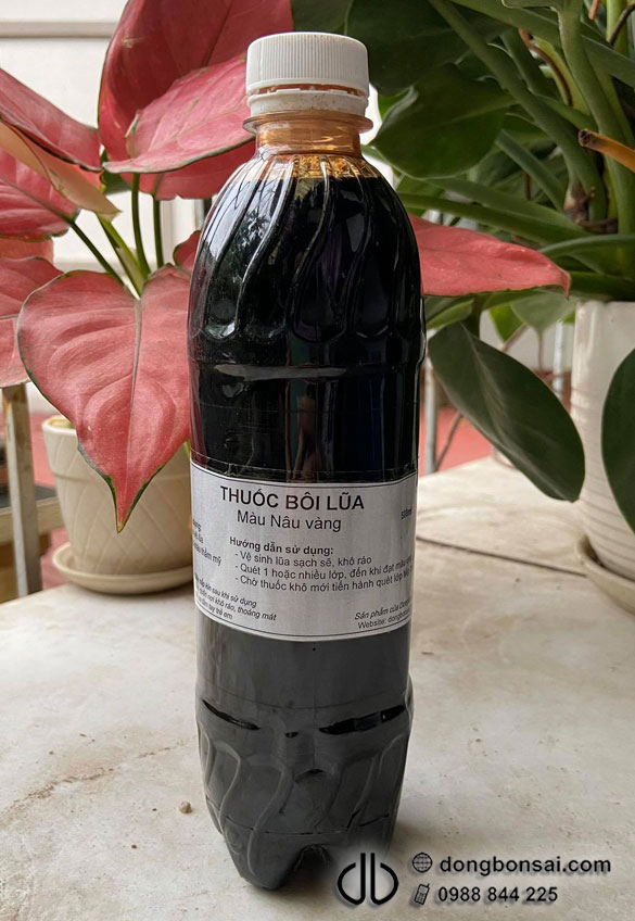 Bôi lũa bonsai màu nâu vàng 500ml