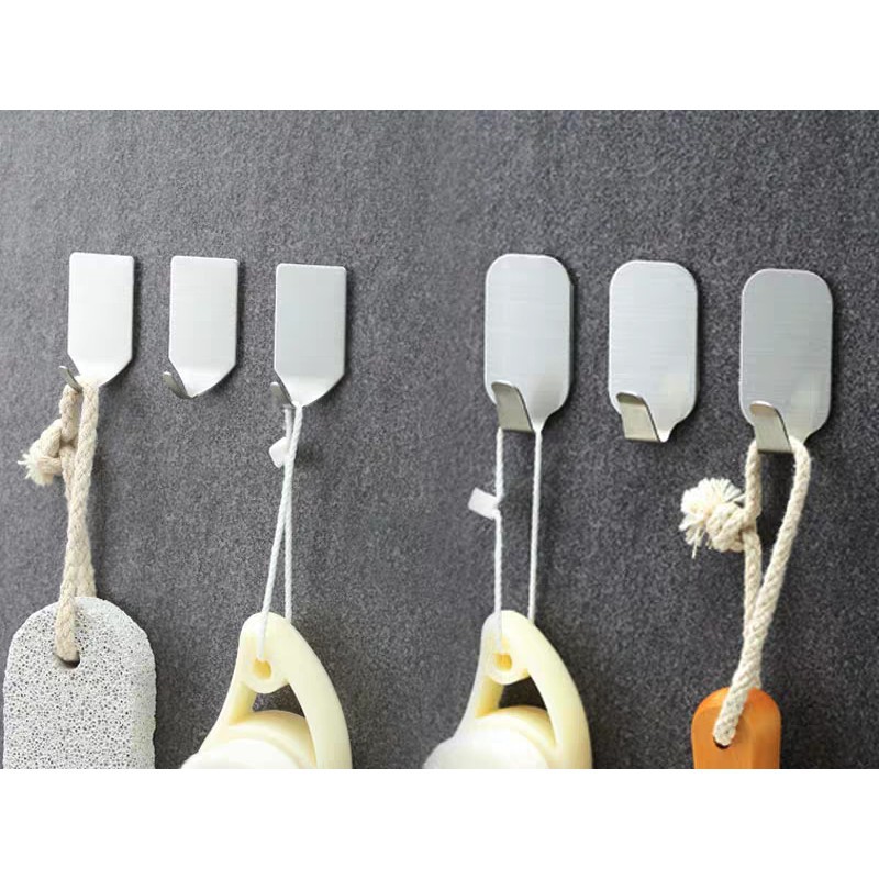 Combo 10 Móc Treo Dán Tường, Móc Treo Đồ Siêu Dính HOOK