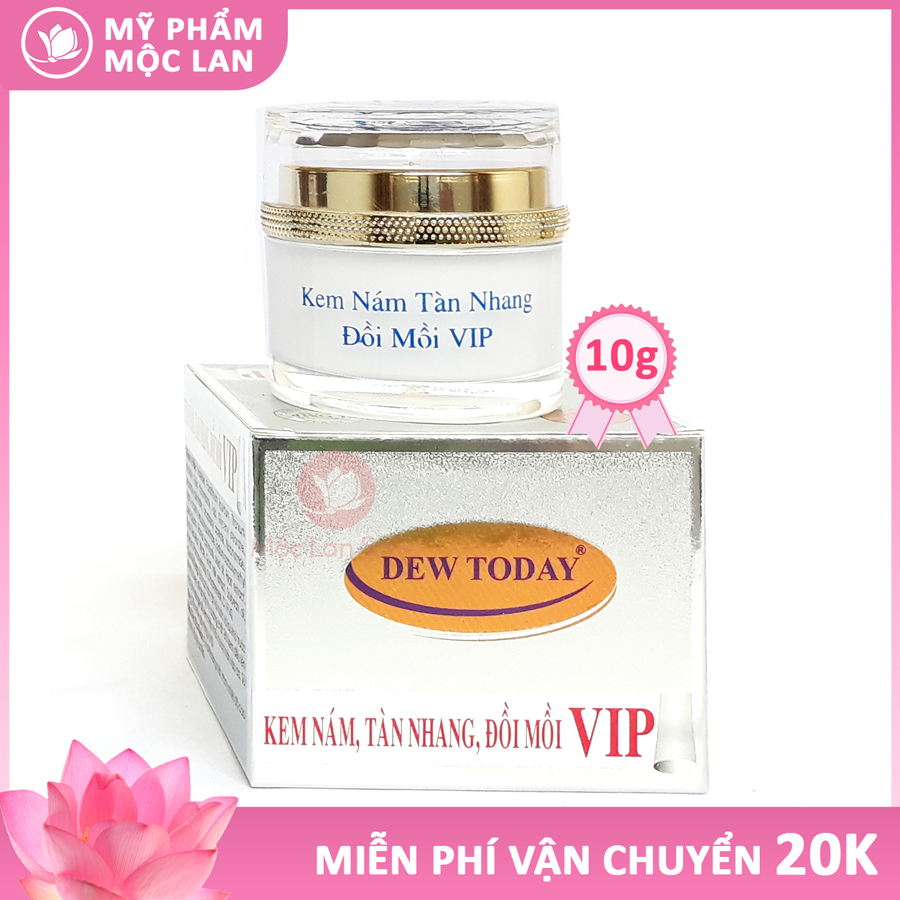 Kem Nám Tàn Nhang Đồi Mồi Và Dưỡng Trắng Da Mặt Vip - Kem Dew Today 10Gr - Mỹ Phẩm Mộc Lan