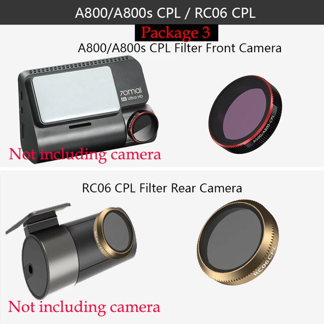 original 70mai Dash Cam A800s CPL Polarizing 70mai pro plus+A500s or