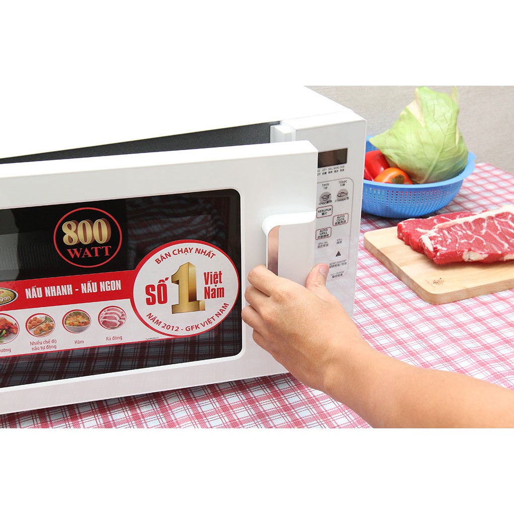 Lò vi sóng Sharp R-678VN(W) 20 lít có nướng Thái Lan (Giá áp dụng giao tại HN, HCM& các tỉnh liên hệ shop)