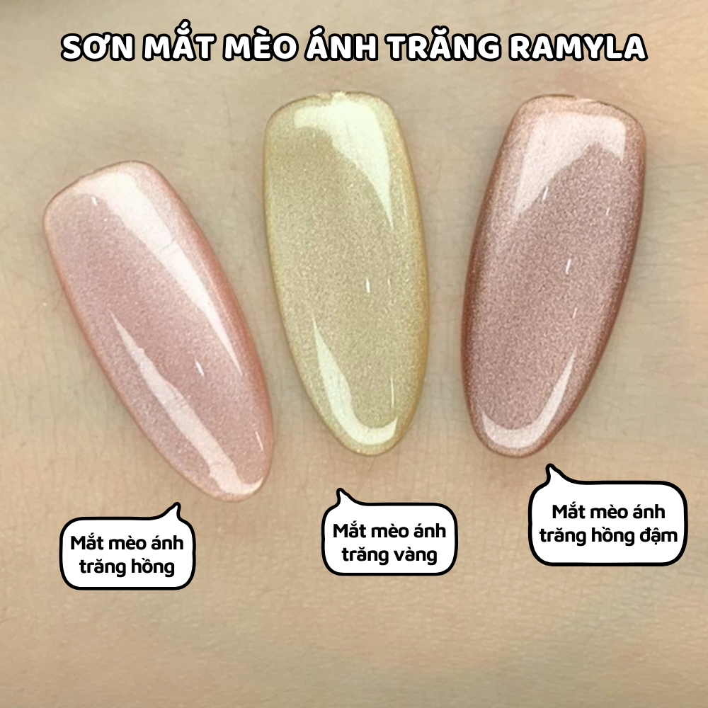 Sơn gel mắt mèo ánh trăng RAMYLA 15ml