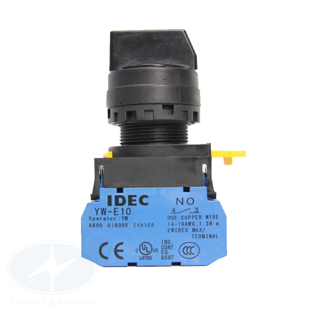 Công tắc xoay Idec 3 vị trí, YW1S phi 22mm