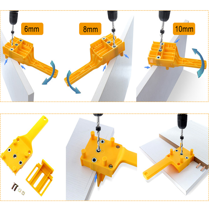 Cữ Khoan Chốt Gỗ - Cữ Khoan Thẳng 6 8 10mm