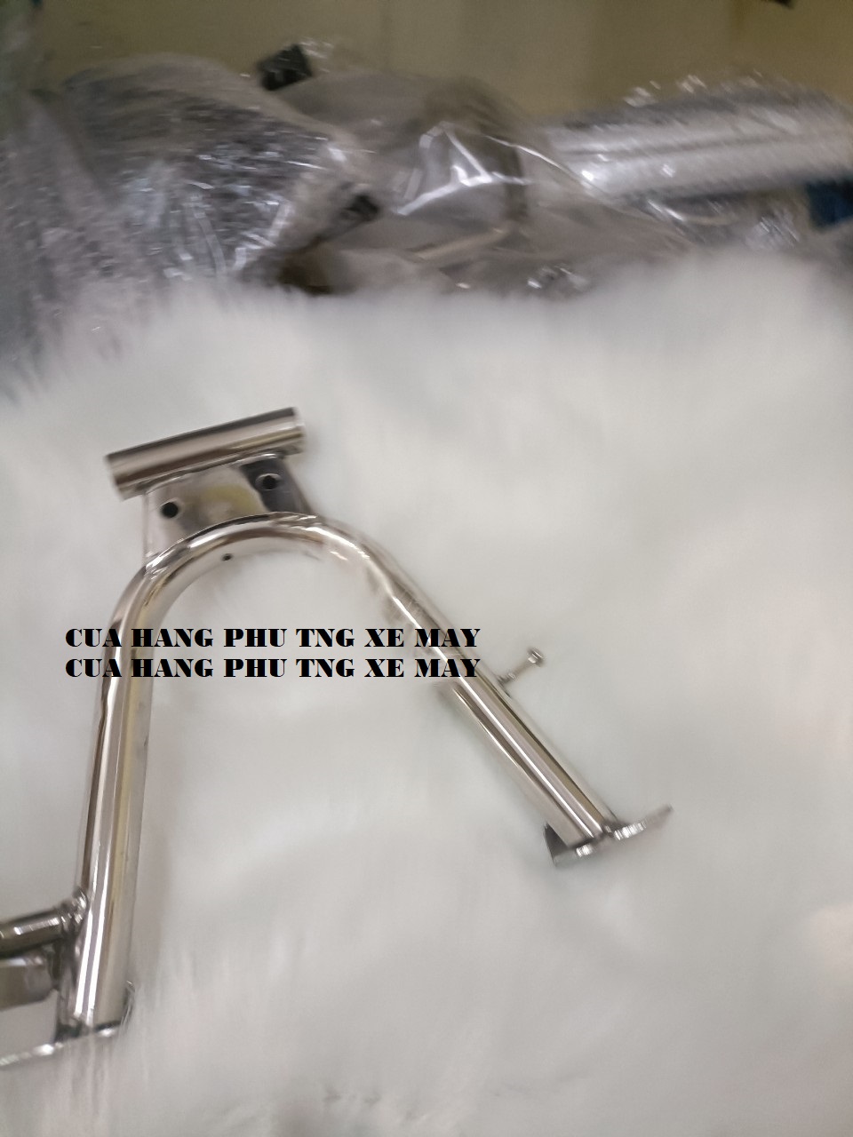 Chống đứng xe Sirius inox 304