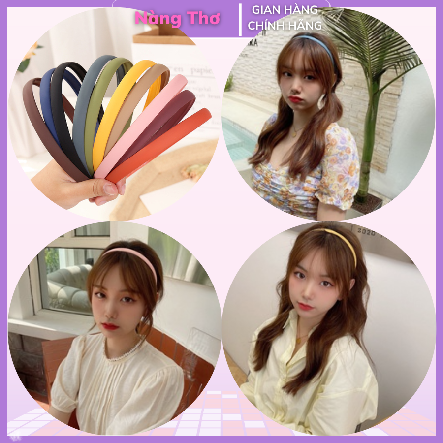 Cài Tóc Nhựa Bản To 1,2cm Cho Nữ