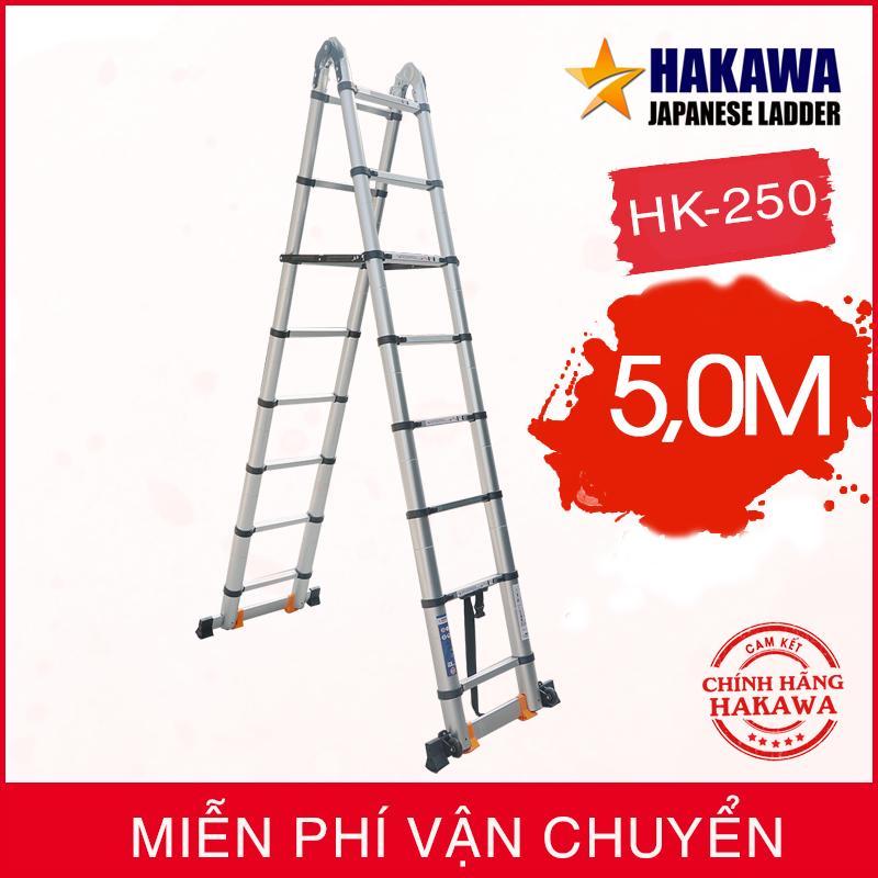 [HAKAWA] Thang nhôm rút đôi cao cấp HAKAWA HK250 - Hàng NHẬT  cho người VIỆT