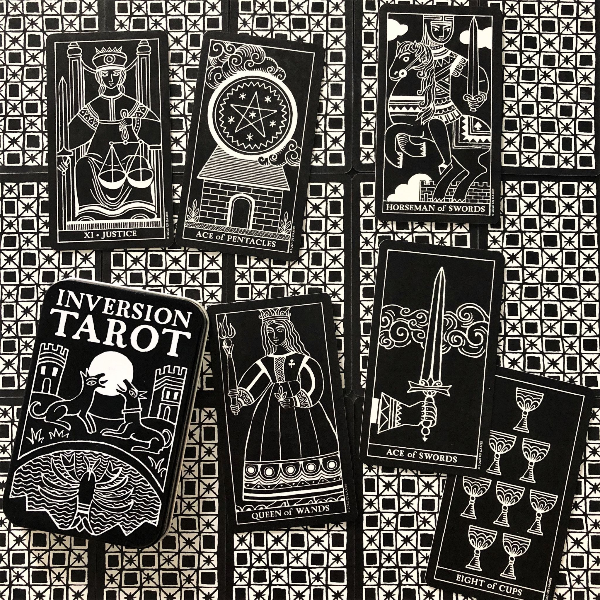 Inversion Tarot in Tin