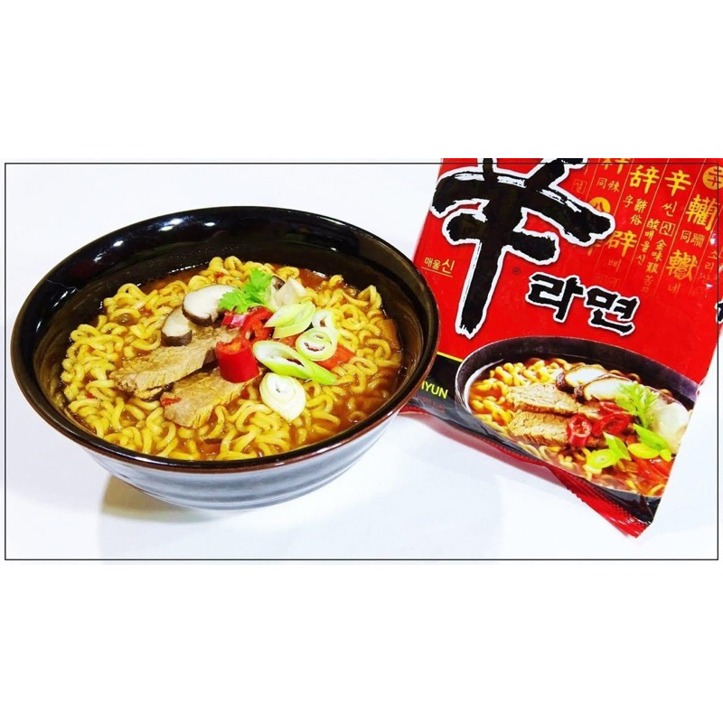 Lốc 5 Gói Mì Cay Shin Ramyun (120g / Gói)
