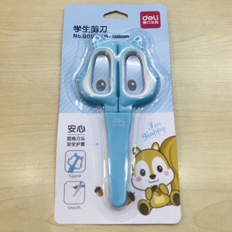 Mua Kéo học sinh có nắp đậy Deli 6061