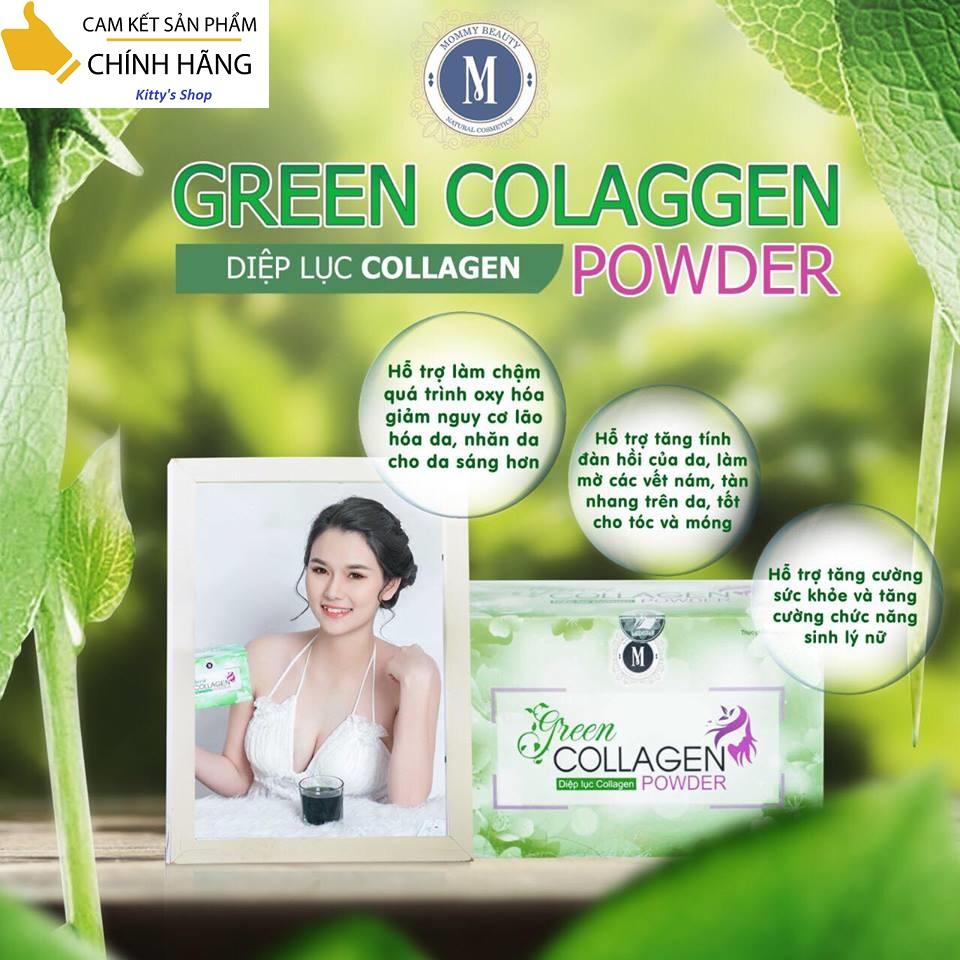 Diệp Lục Collagen hộp 30 gói (mẫu mới)