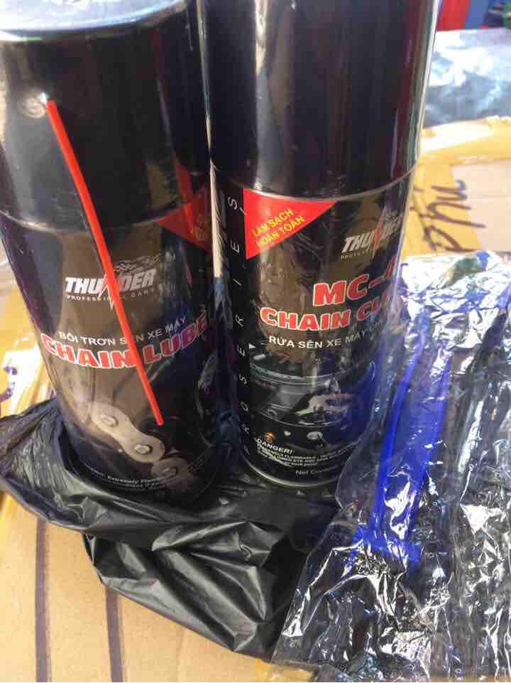 Chai xịt bảo dưỡng Sên Thunder