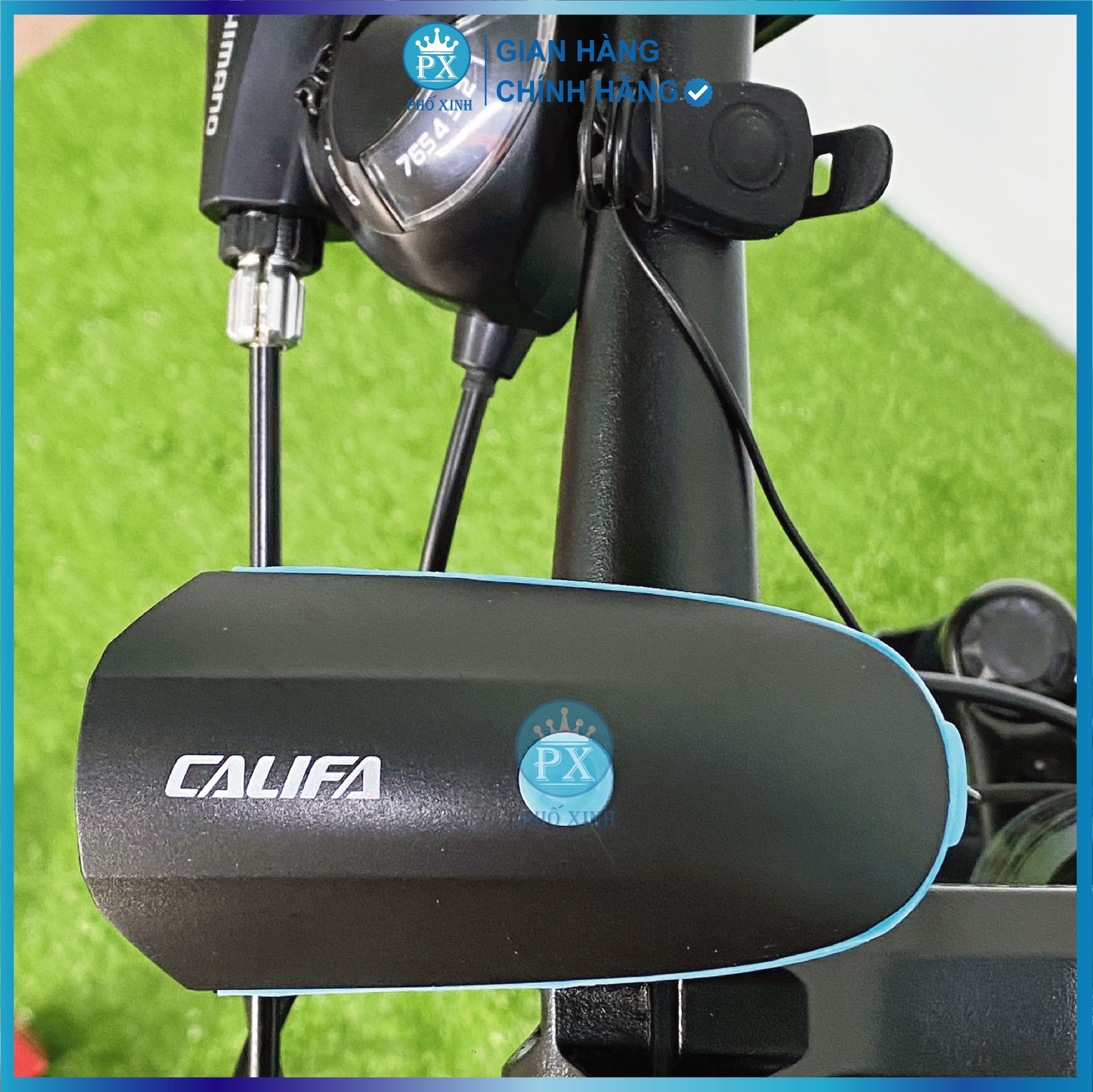 Đèn trước có còi CALIFA CX8 sạc usb