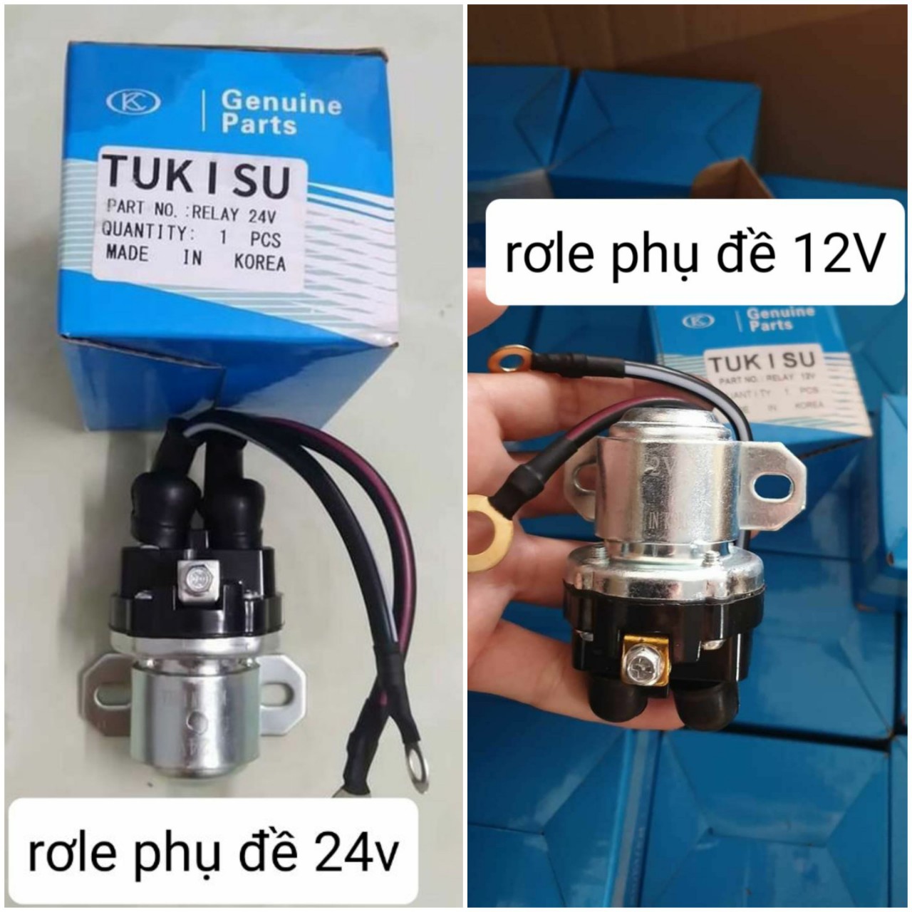 Rơ le phụ đề 12v & 24v hàng sihai-tukisu - giá tốt - chất lượng
