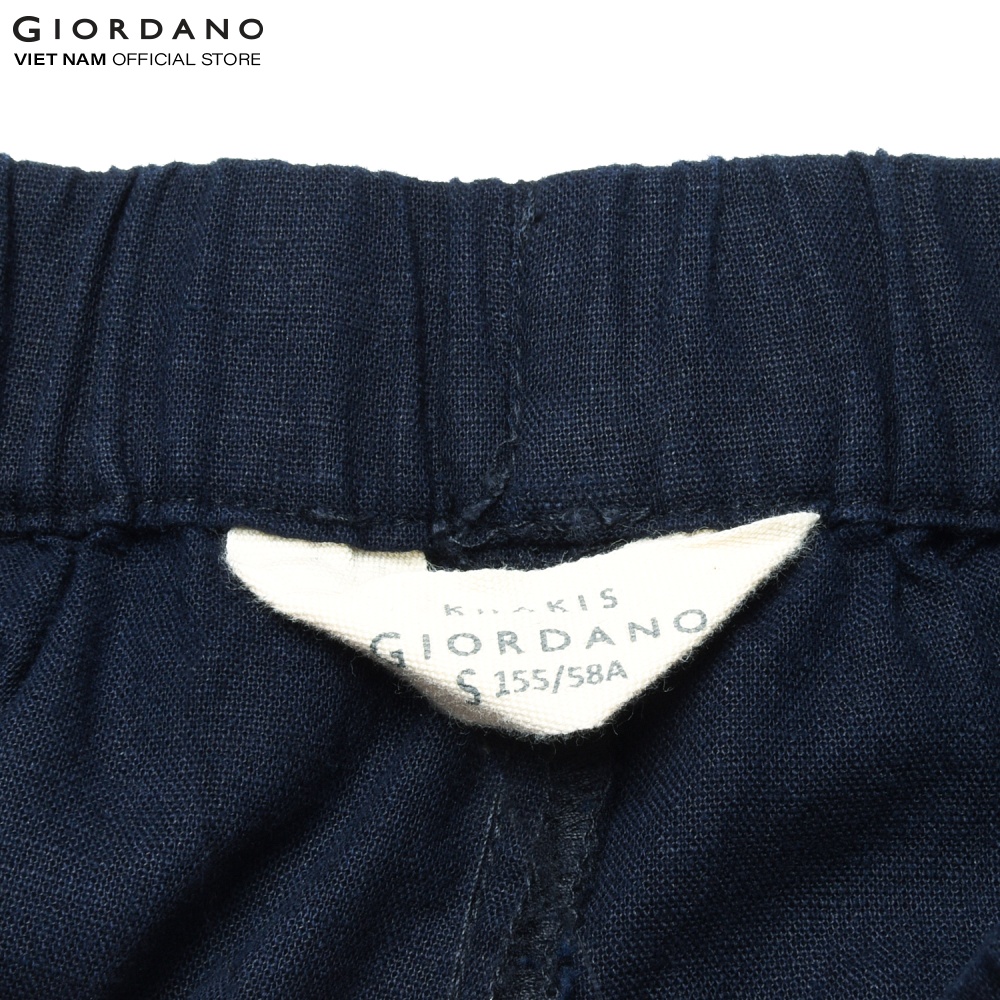 Quần Lửng Linen Capri Nữ Giordano 05420228