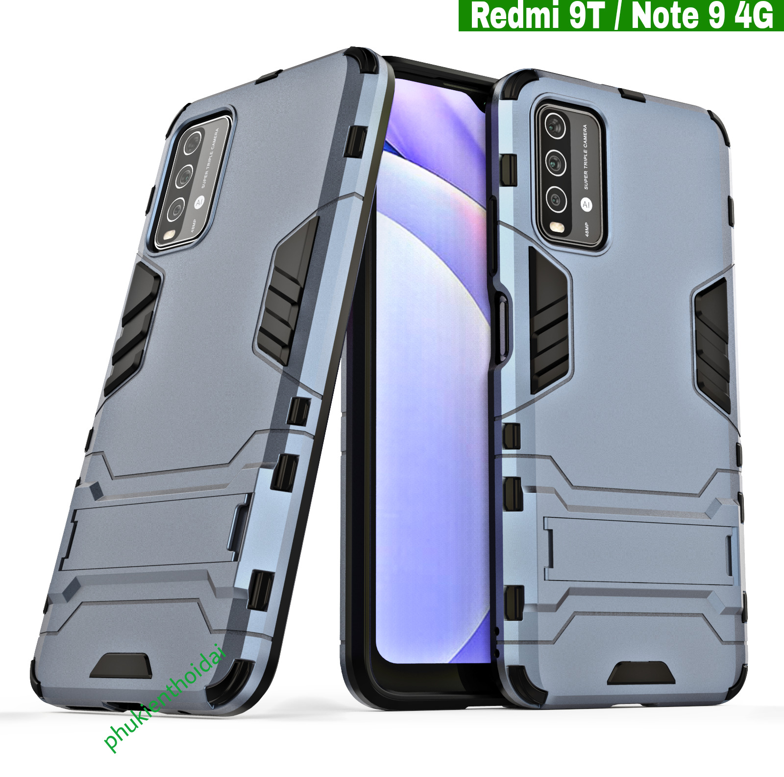 Ốp lưng Redmi 9T / Redmi Note 9 4G chống sốc Iron Man cao cấp