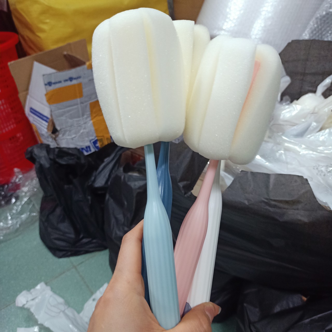 Cây Cọ Rửa Cao Cấp- Cọ Rửa Ly Bình Nước Bình Giữ Nhiệt