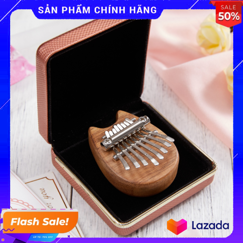 Đàn kalimba 17 phím tặng stick màu và búa chỉnh âm GECKO268