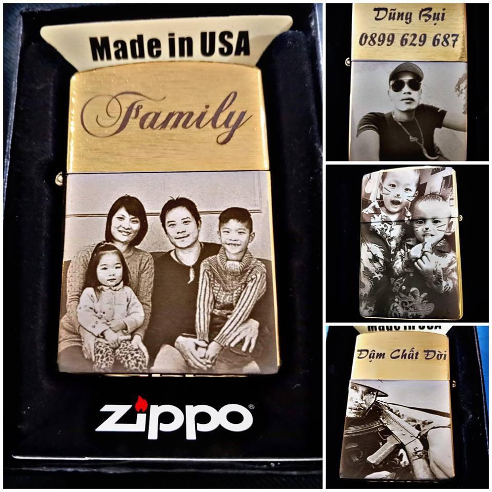 [HCM]Bật Lửa Zippo Khắc Tên Hình Theo Yêu Cầu