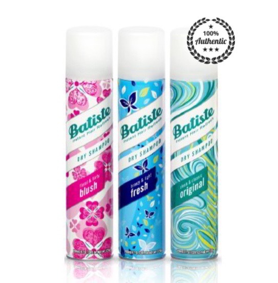 Dầu Gội Khô Batiste Dry Shampoo 200ml