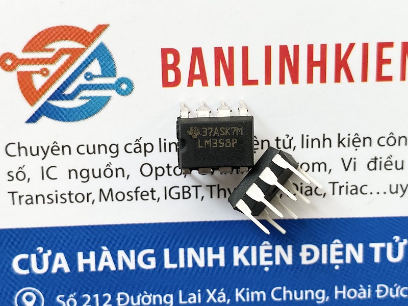 Combo 5 chiếc lm358p, lm358 ic khuếch đại dip-8 hàng nhập khẩu