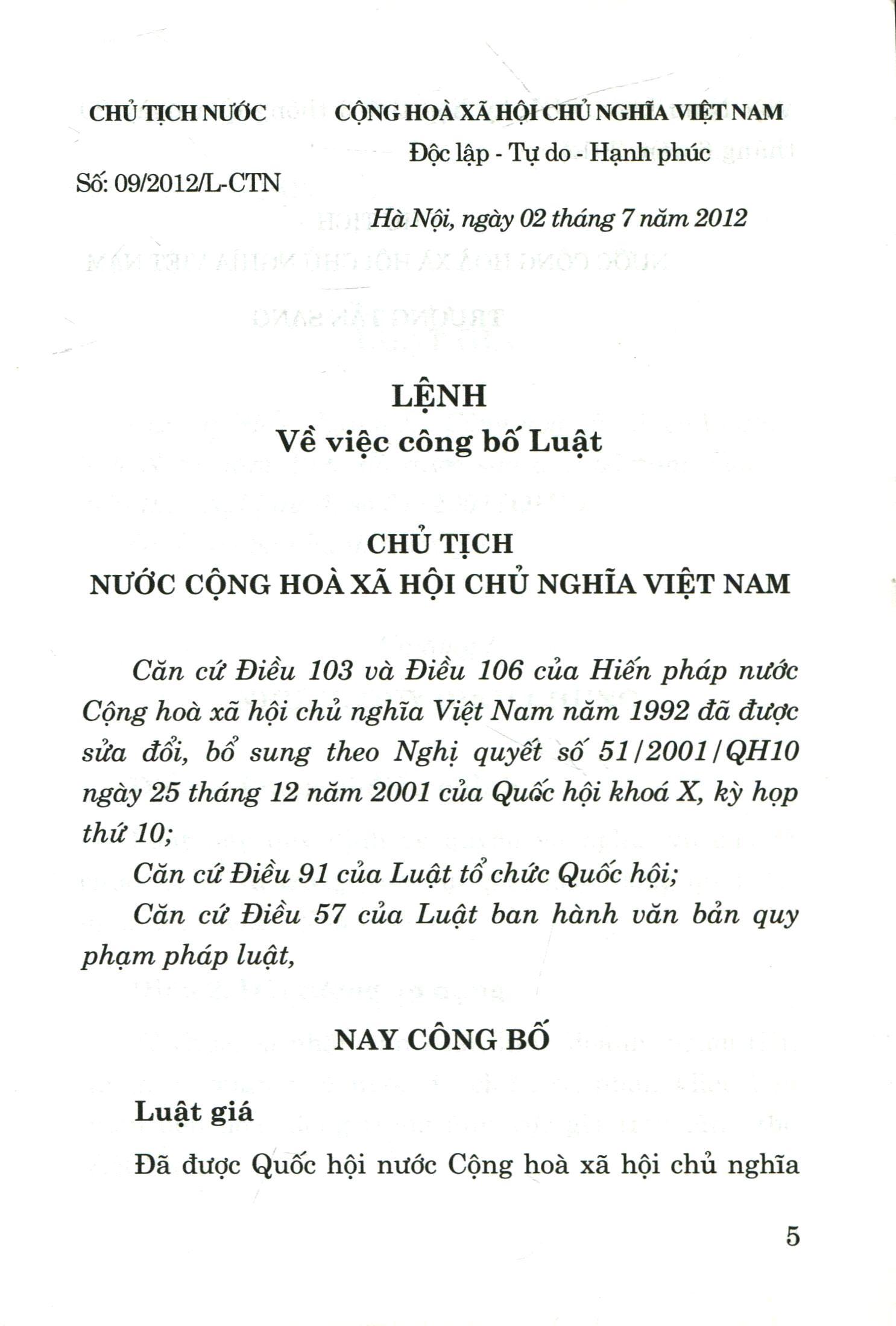 Luật Giá - Nhiều Tác Giả