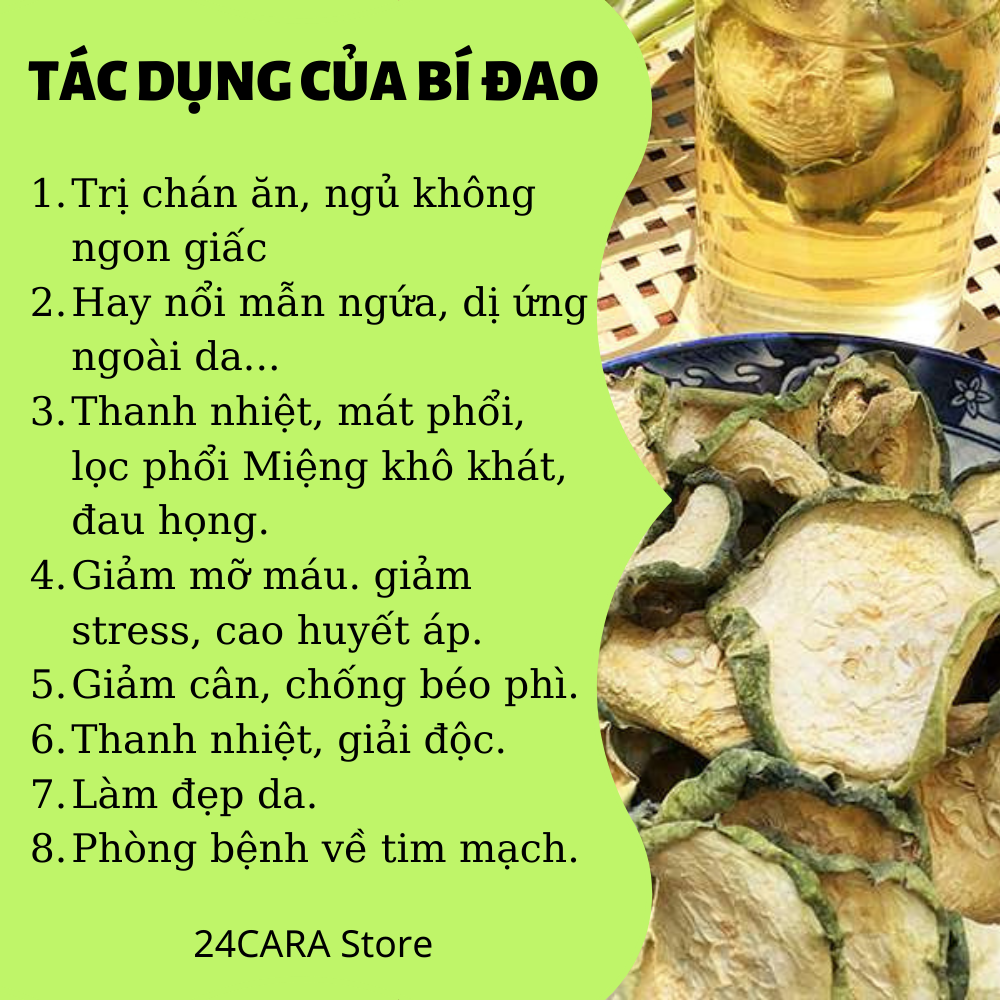 20gr Bí đao thái lát sấy lạnh - Giảm cân thanh nhiệt