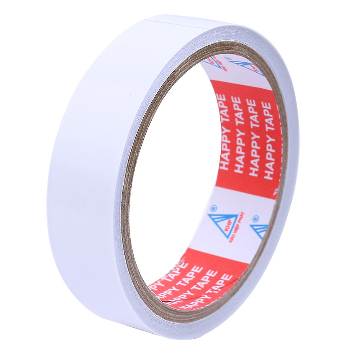 Combo 12 cuộn Băng keo 2 mặt trắng 2.4cm
