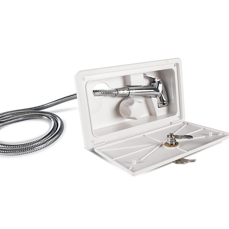 RV Shower Box Kit with LockIncludes Shower Faucet Shower Hose Shower