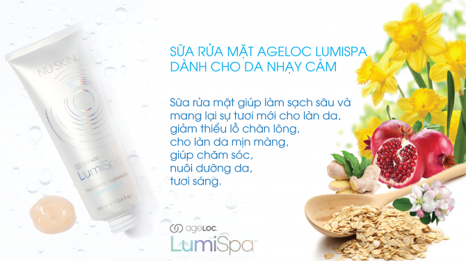 Sữa rửa mặt ageLOC LumiSpa