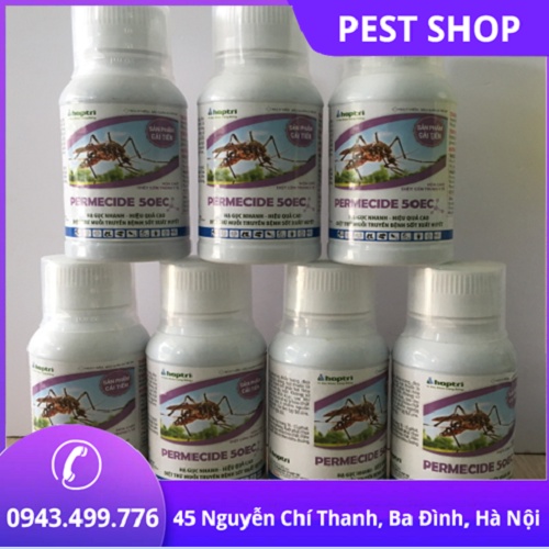 [XẢ KHO] hóa chất diệt côn trùng Permecide 50EC chai 50ml
