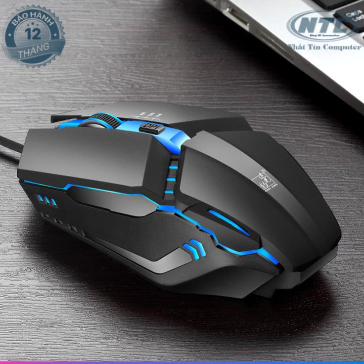 Chuột LED gaming kiểu dáng hầm hố cực đẹp K3 (Đen) - Nhất Tín Computer
