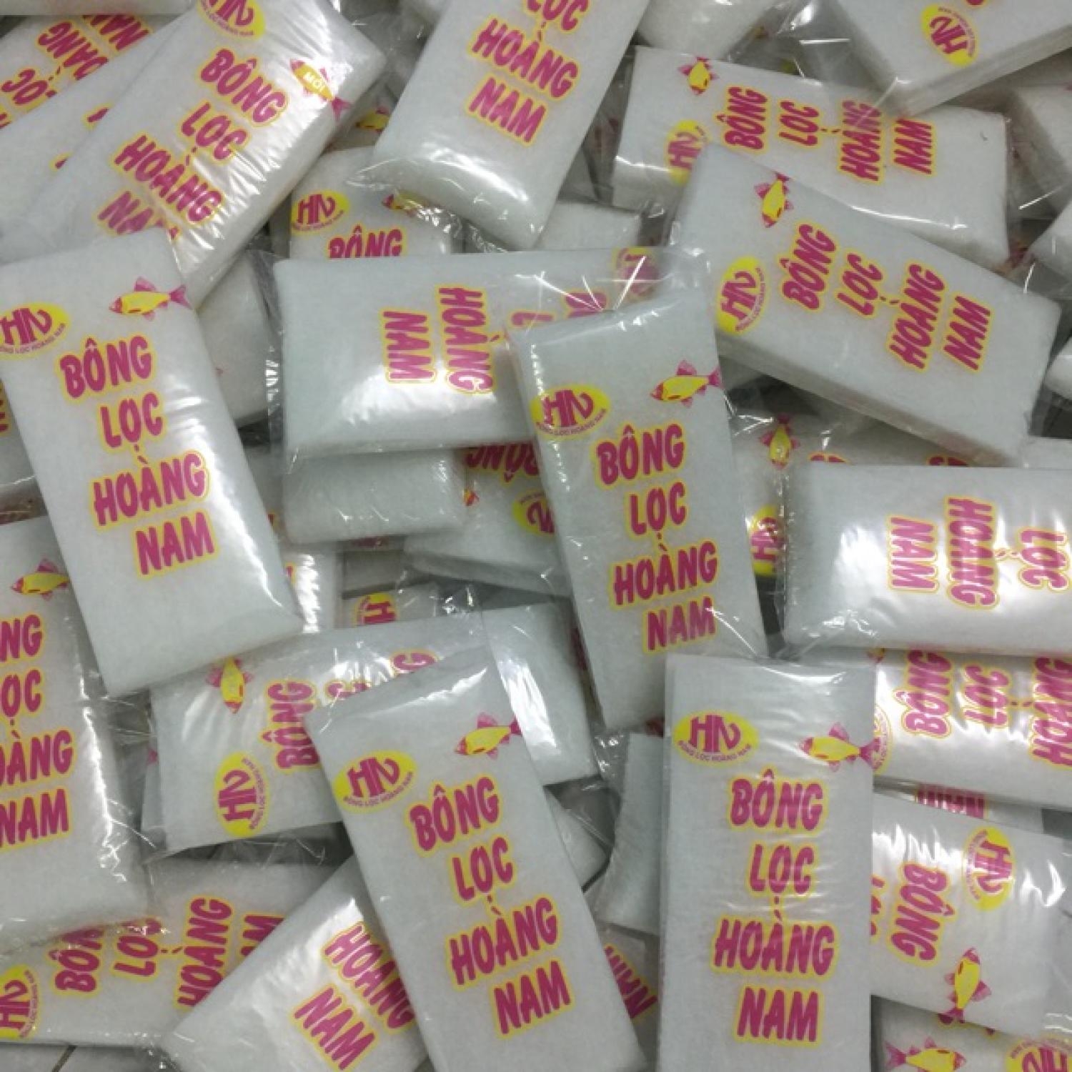 Bông gòn lọc bể cá Hoàng Nam- Vật liệu lọc nước