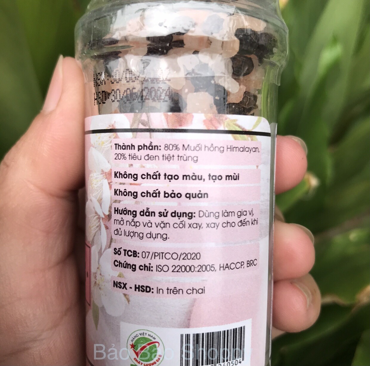 Tiêu muối hồng Himalaya TOPSPICE( SP CTy Petrolimex) ( nắp có cối xay tiện lợi)