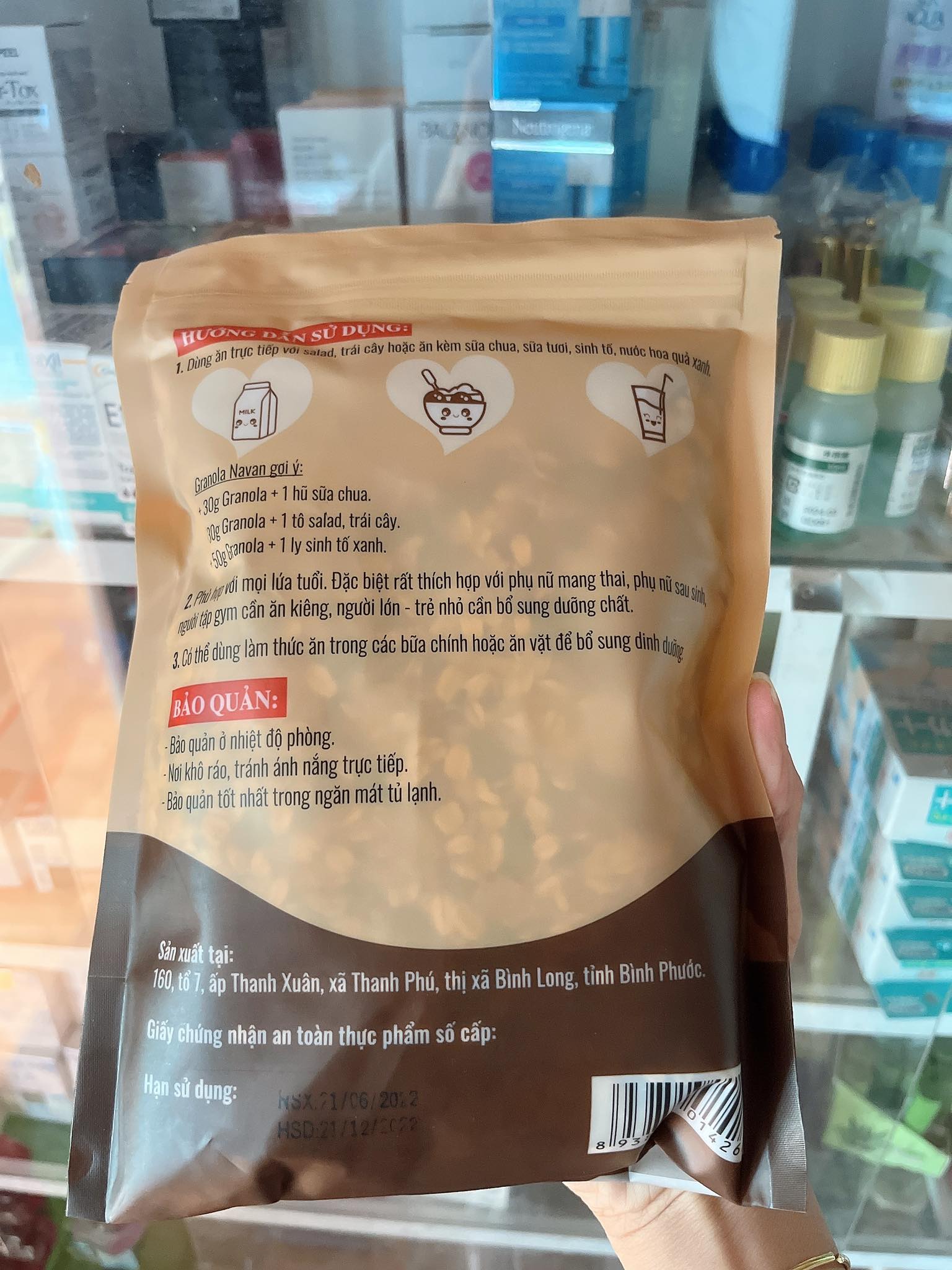 Ngũ Cốc Hạt Granola Navan 500g