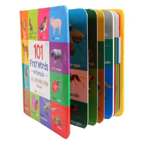 Sách: 101 First Words - Animals /101 Từ Đầu Tiên - Động Vật (TB)